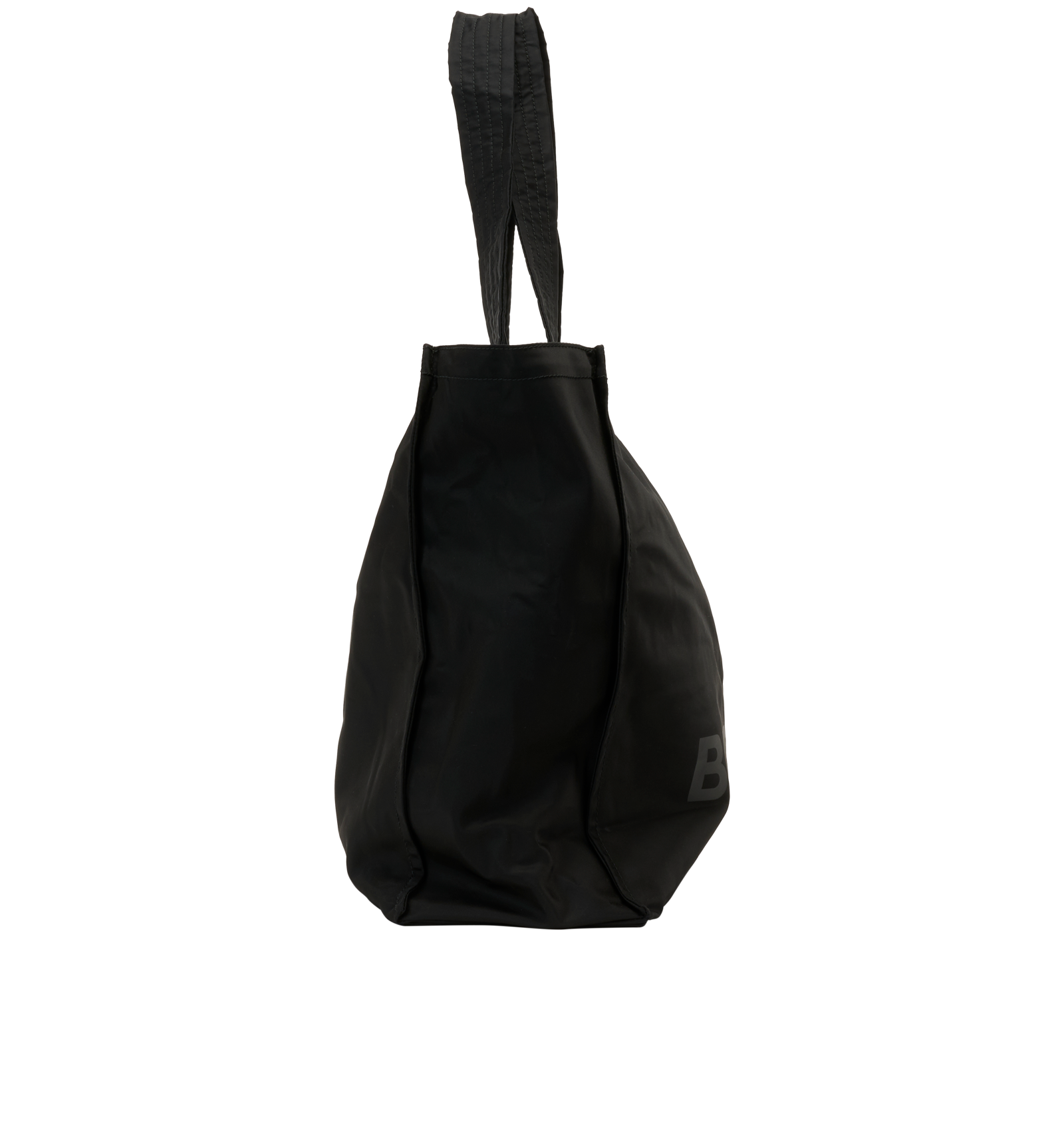 Shopper Tote, &pound;295, Handbags, Black, Nylon, Side view